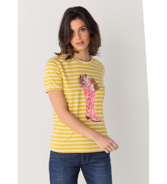 Lois Jeans T-shirt 133041 geel
