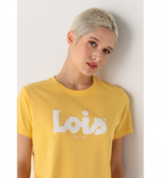 Lois Jeans T-shirt 133095 żółty