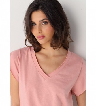 Lois Jeans T-shirt 133106 roze