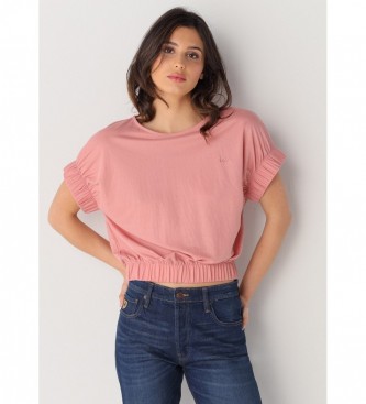 Lois Jeans T-shirt 134735 różowy