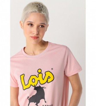 Lois Jeans Camiseta 134761 rosa