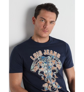 Lois Jeans T-shirt 133340 navy