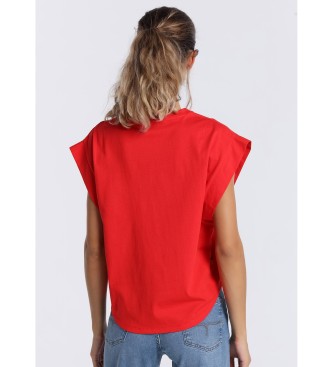 Lois Jeans T-shirt 133023 czerwony