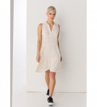 Lois Jeans Kort kjole 132991 hvid