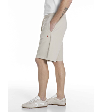 Replay Bermuda en polaire beige
