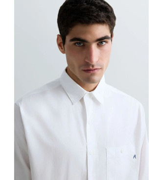 Replay Camisa de Popelina blanco