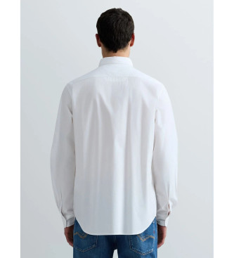 Replay Camisa de Popelina blanco