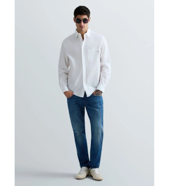 Replay Camisa de Popelina blanco