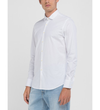 Replay Camisa Popeline Stretch branca