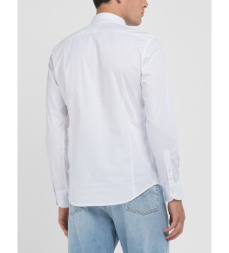 Replay Camisa Popeline Stretch branca