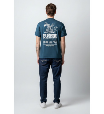 Replay Carinska majica modra