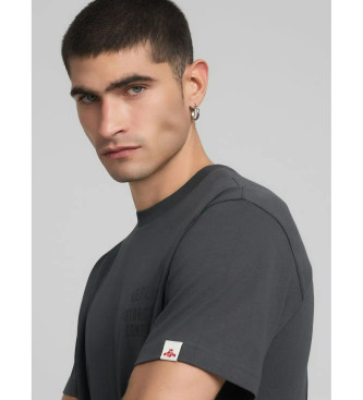 Replay Graues bedrucktes T-shirt