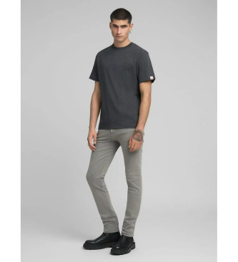 Replay Graues bedrucktes T-shirt