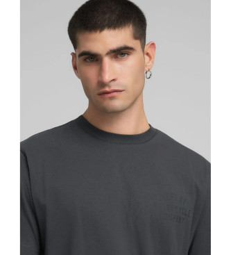 Replay Graues bedrucktes T-shirt