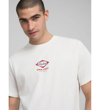 Replay T-shirt imprim Legacy blanc