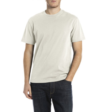 Replay Open End Dry Hand T-shirt beige