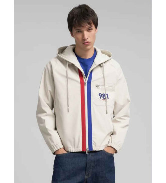Replay Jacke mit kontrastierenden weien Details