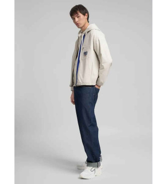 Replay Jacke mit kontrastierenden weien Details