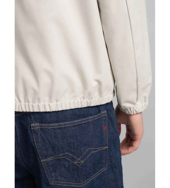 Replay Jacke mit kontrastierenden weien Details