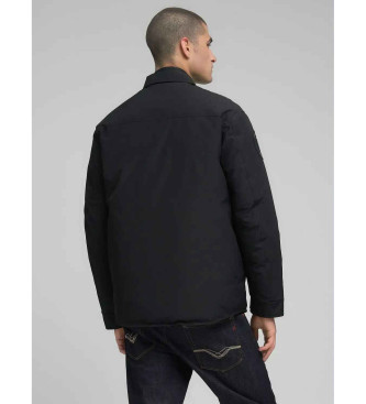 Replay Rider Gesteppte Jacke mit Patches Schwarz