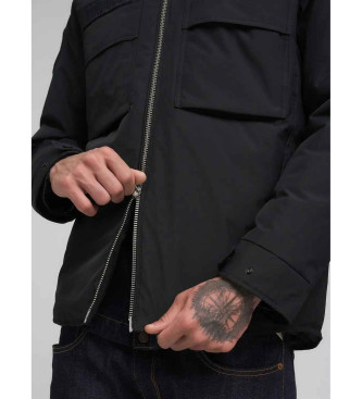 Replay Rider Gesteppte Jacke mit Patches Schwarz