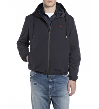 Replay Navy R Logo Jacket