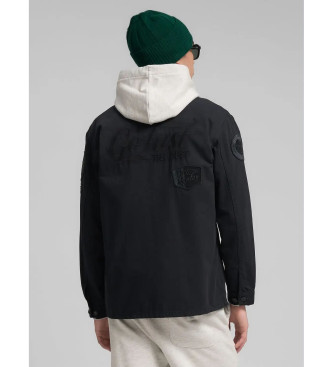 Replay Veste  coupe rgulire avec patchs noir