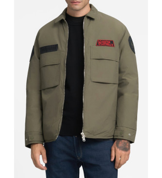 Replay Veste en serg vert