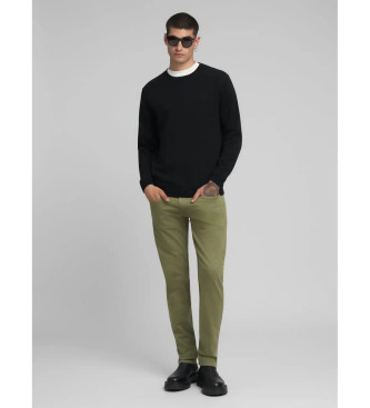 Replay Bestickter Pullover R schwarz