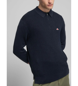 Replay Jumper med kort marinebl lynls