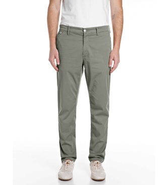 Replay Regular Fit Chino Trousers Benni green