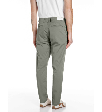 Replay Regular Fit Chino Trousers Benni green