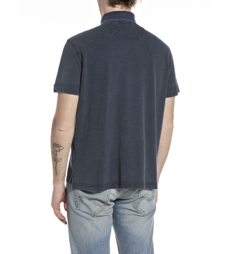 Replay Polo Regular Fit marino