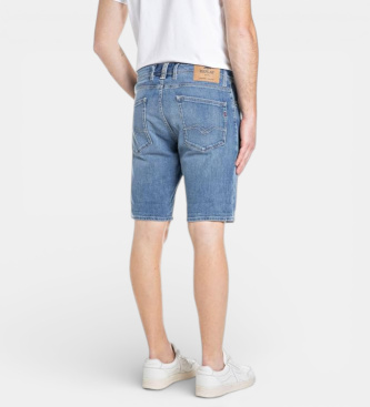 Replay Kratke hlače Grover denim modre barve