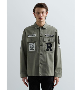 Replay Surchemise avec �cusson et logo vert