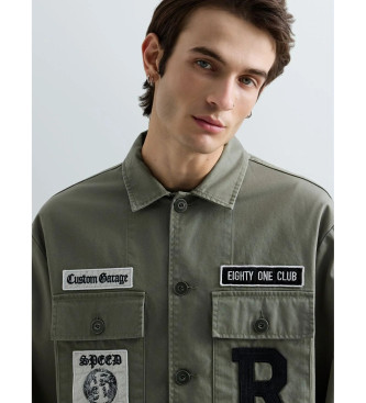 Replay Surchemise avec �cusson et logo vert