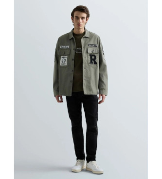 Replay Surchemise avec �cusson et logo vert