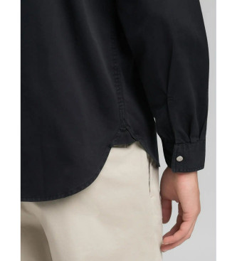 Replay Oxford berhemd schwarz