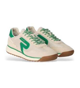 Replay T�nis Yard Tonal em pele cinzenta clara