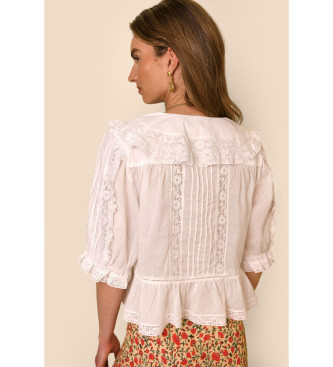 Rixo Chemisier Ellery blanc