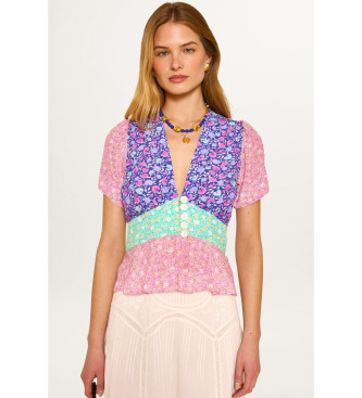 Rixo Blouse Reine multicolore
