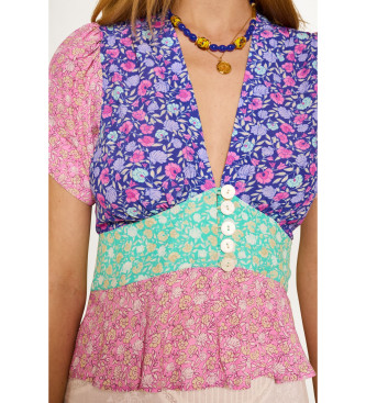 Rixo Blouse Reine multicolore