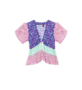 Rixo Blouse Reine multicolore