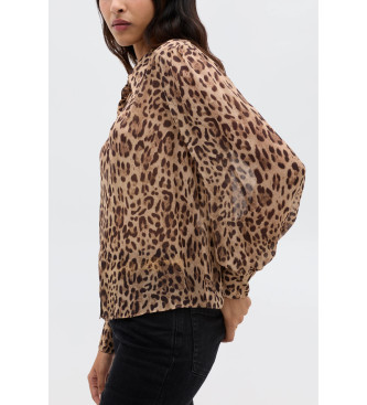 Rixo Blake brown shirt