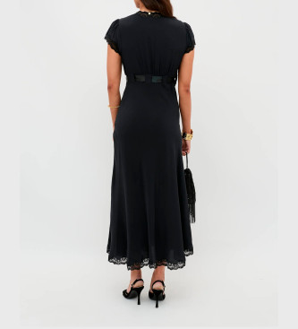 Rixo Marlice kjole sort