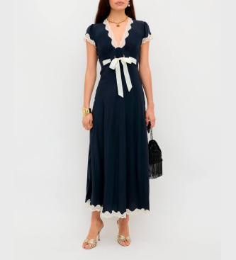 Rixo Marlice-kjole marinebl�