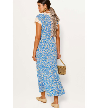 Rixo Robe Amari bleue