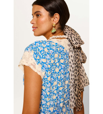 Rixo Robe Amari bleue