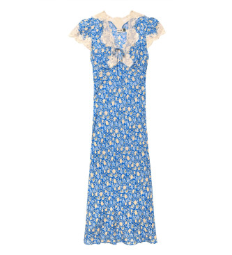 Rixo Robe Amari bleue
