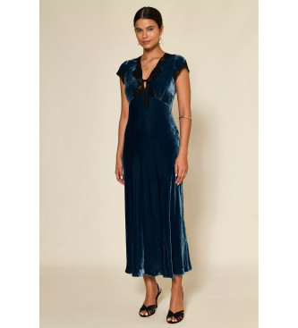 Rixo Clarice dress navy